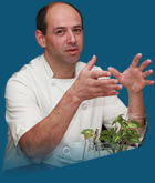 Denis PERRIN, chef cuisinier Les Trois Marchands à NOZAY